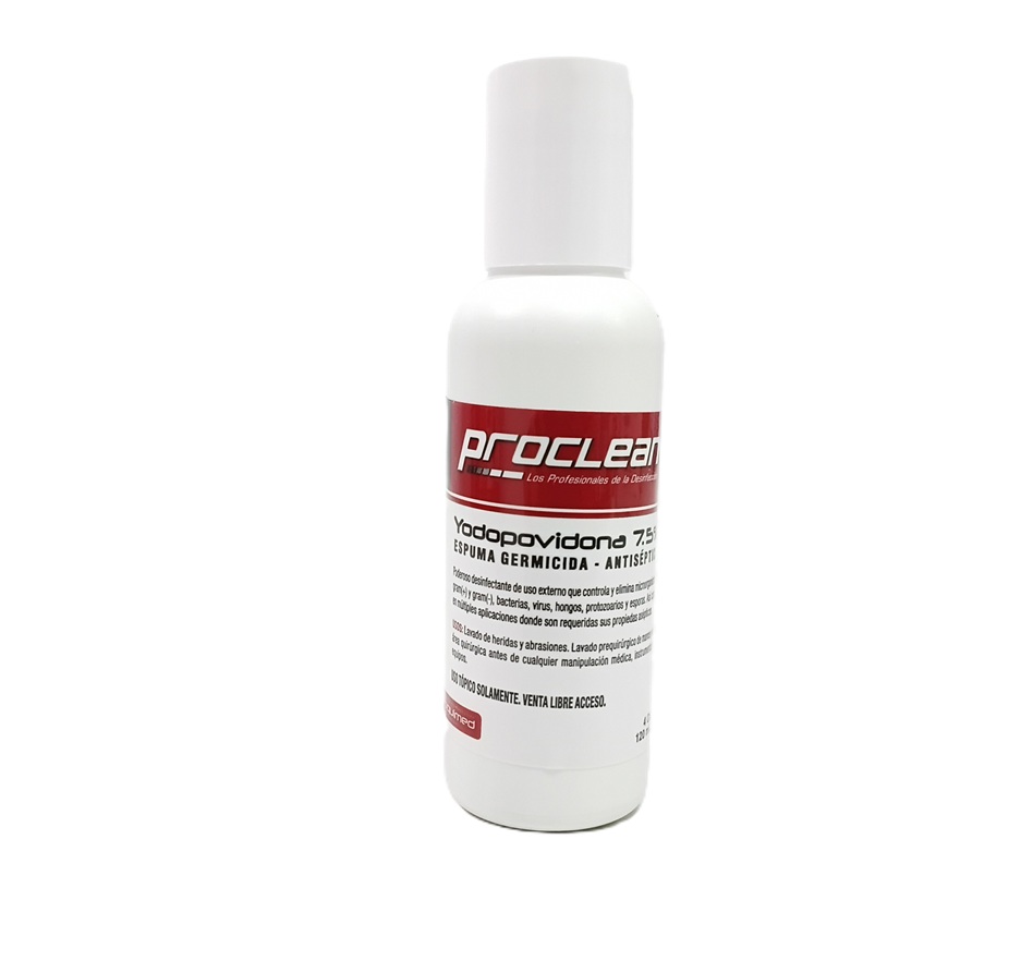 YODO ESPUMA 7.5 % 4ONZ PROCLEAN HOSPIFAR