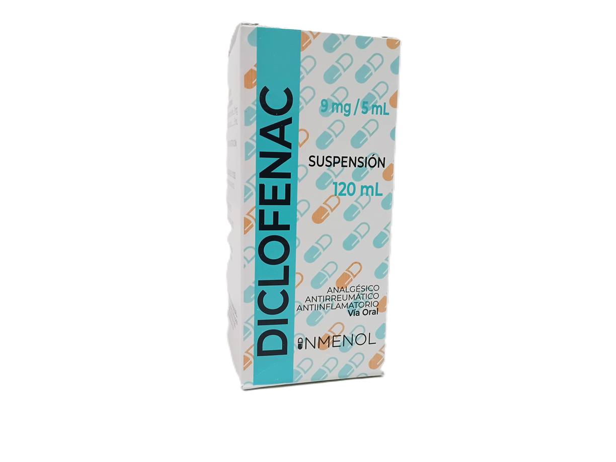 DICLOFENAC SUSPENSION 120ML INMENOL